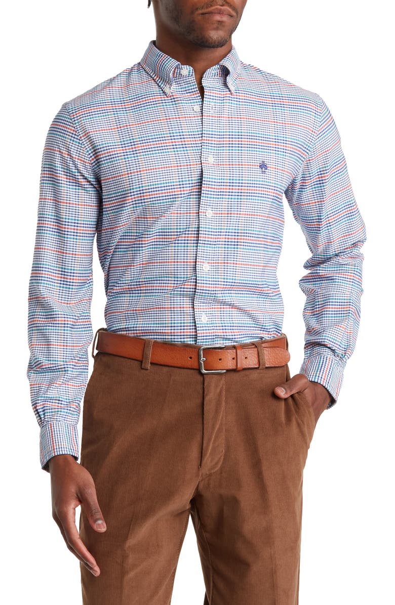 Brooks Brothers Regent Fit Button Down Shirt, Main, color, 