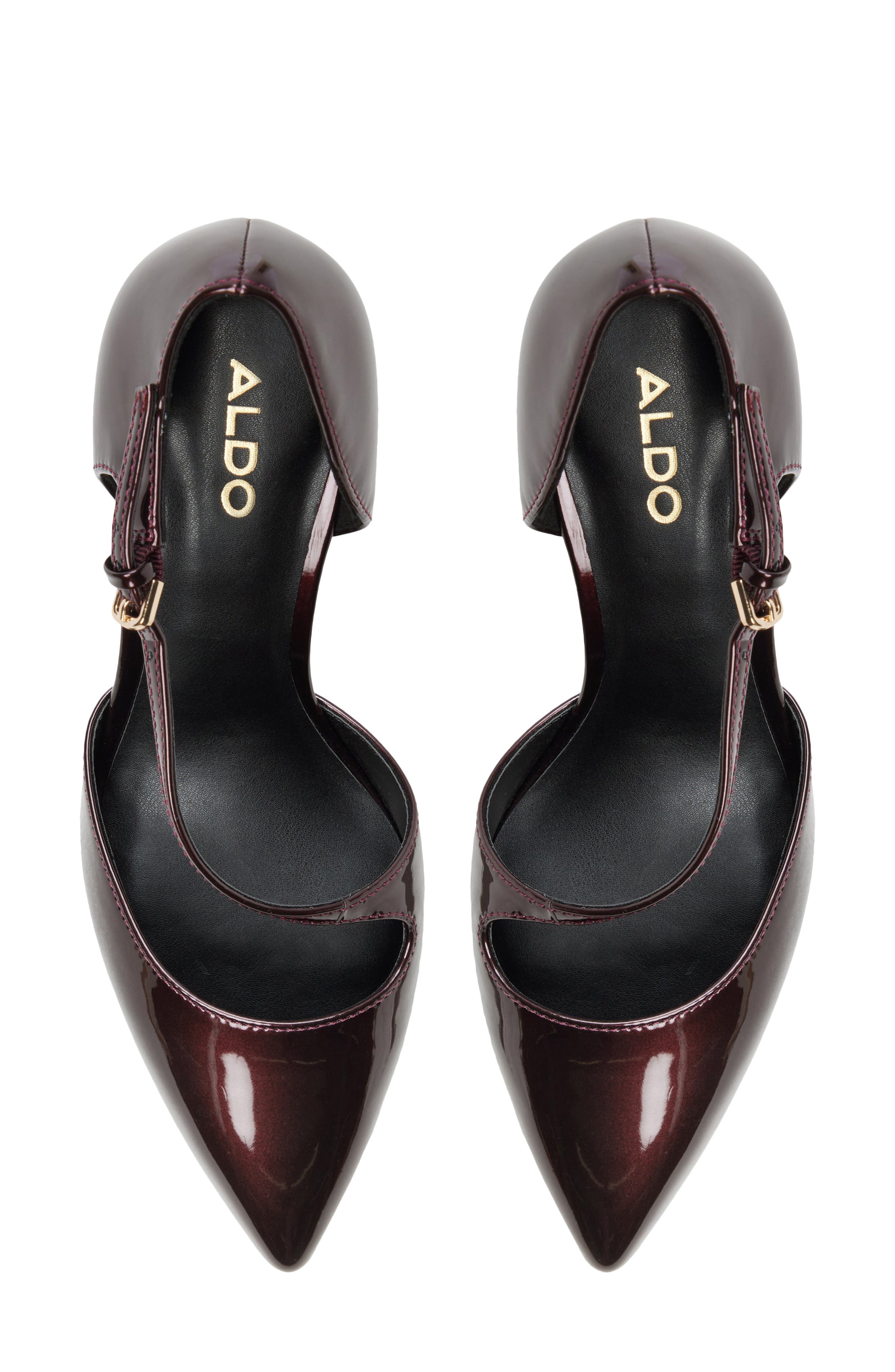 Dakohta Faux Leather Pump, Alternate, color, CORDOVANO/ BROWN METALLIC