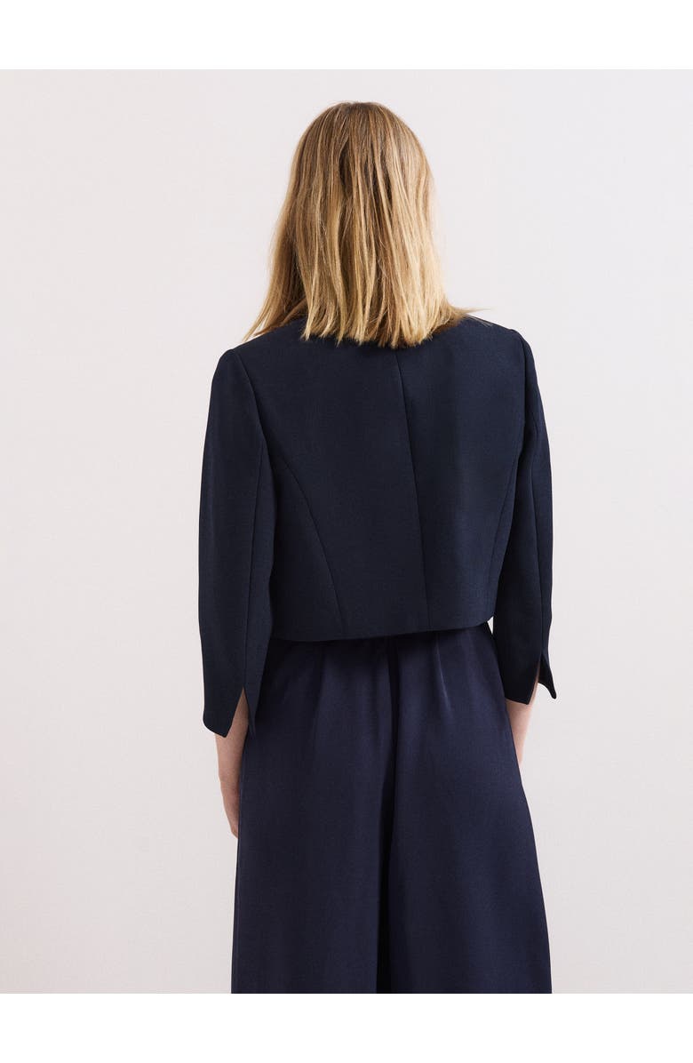 Phase Eight Catherine Cropped 3/4 Sleeve Jacket, Alternate, color, Navy