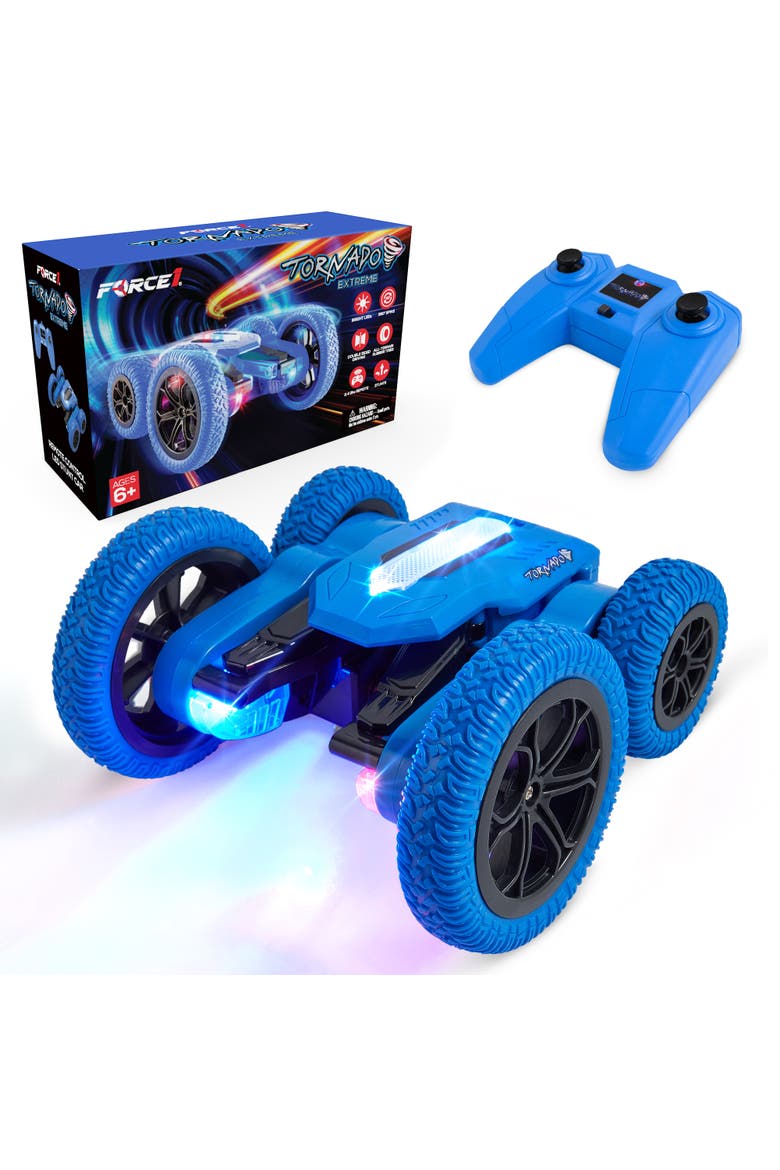 Blue Tornado Extreme RC Car, Main, color, Blue