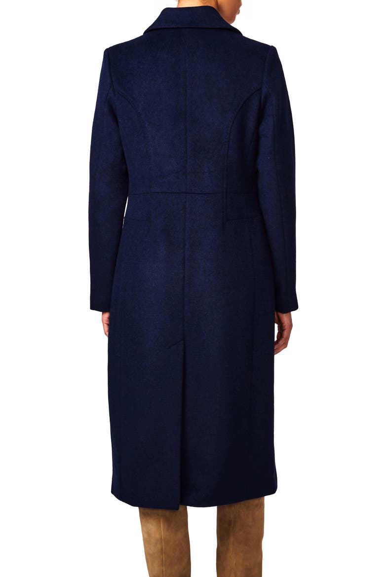 Tailored Longline Coat, Alternate, color, SAPPHIRE