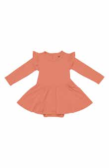 Kids' Long Sleeve Twirl Bodysuit Dress