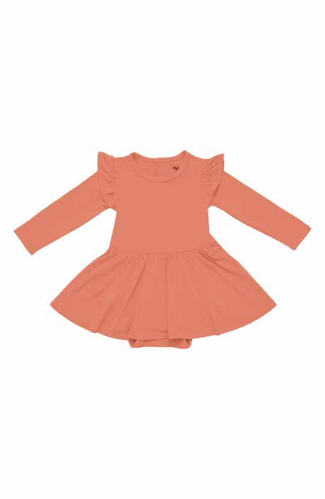 Kids' Long Sleeve Twirl Bodysuit Dress