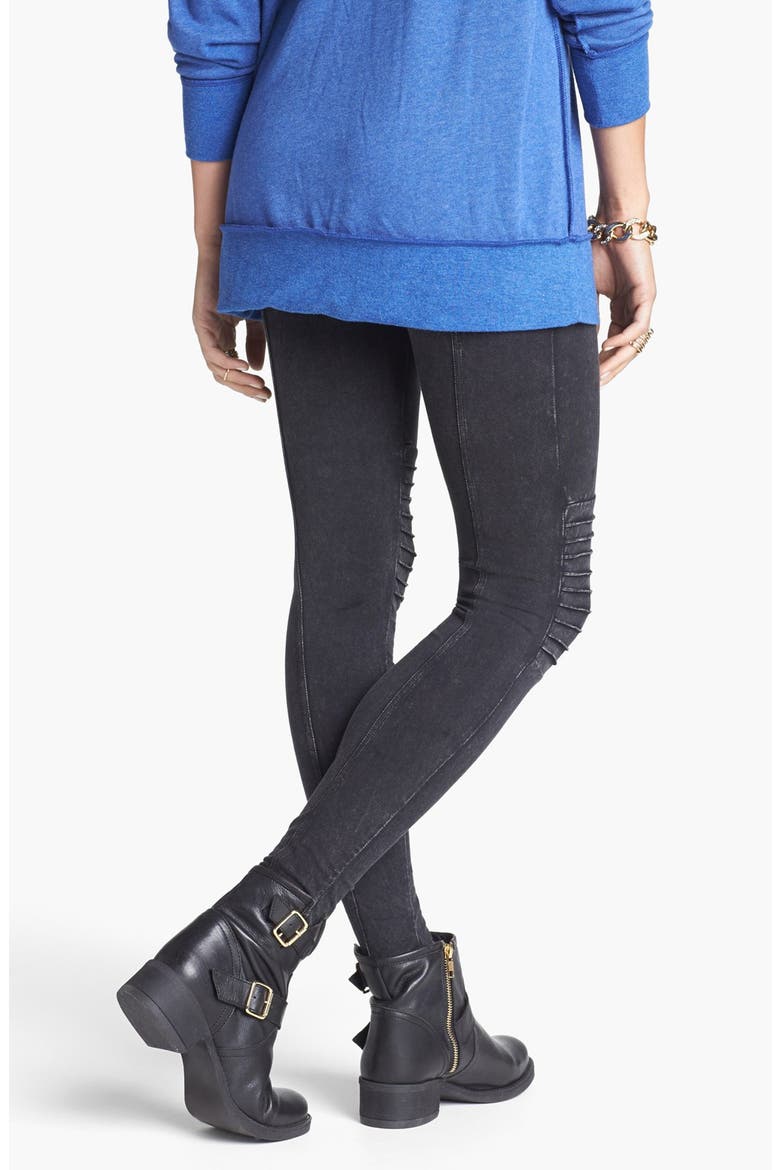 Moto Leggings, Alternate, color, BLACK