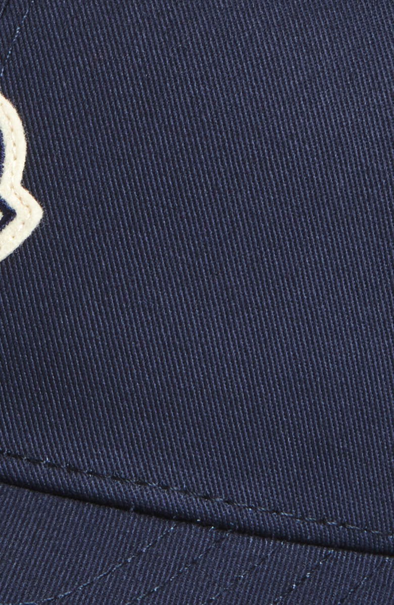 Moncler Logo Patch Adjustable Baseball Cap, Alternate, color, Navy Blue