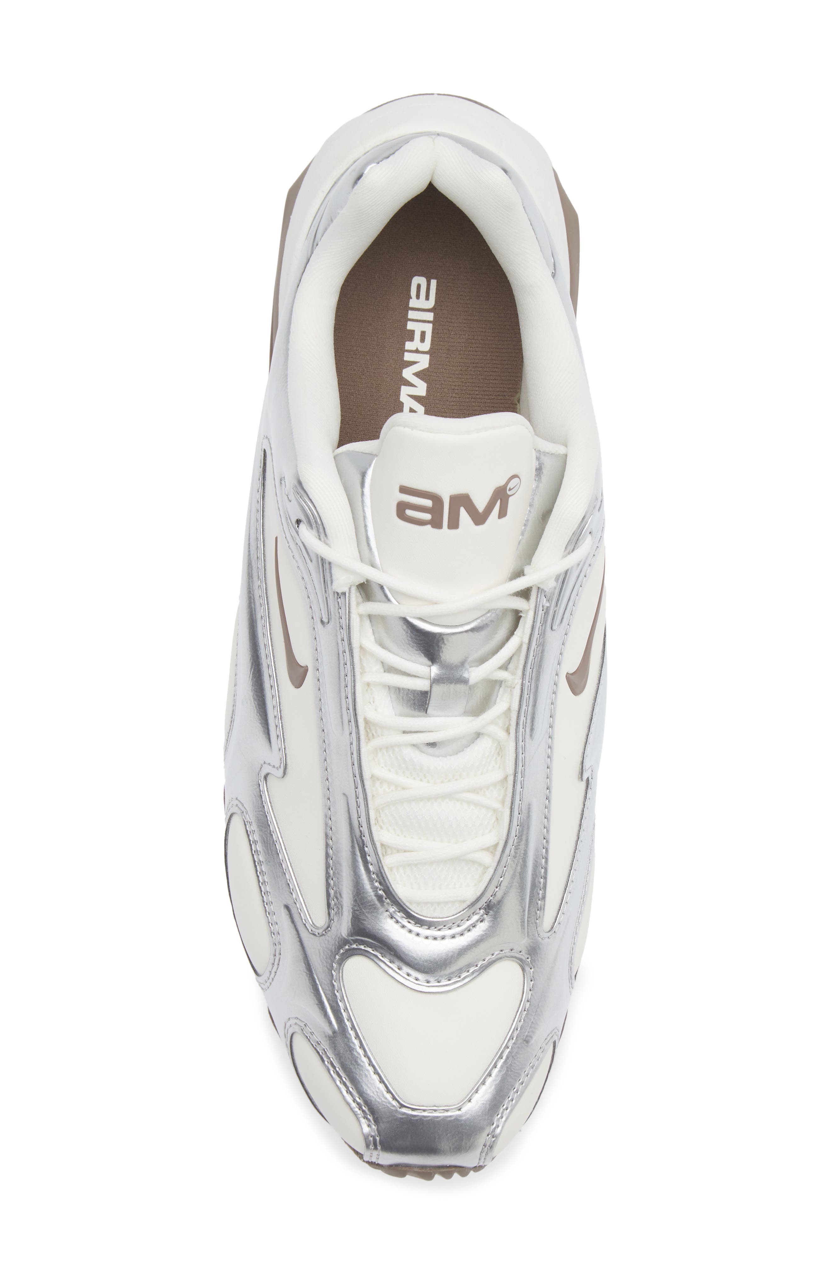 Nike Air Max Muse Sneaker, Alternate, color, Silver/ Mink Brown-Sail