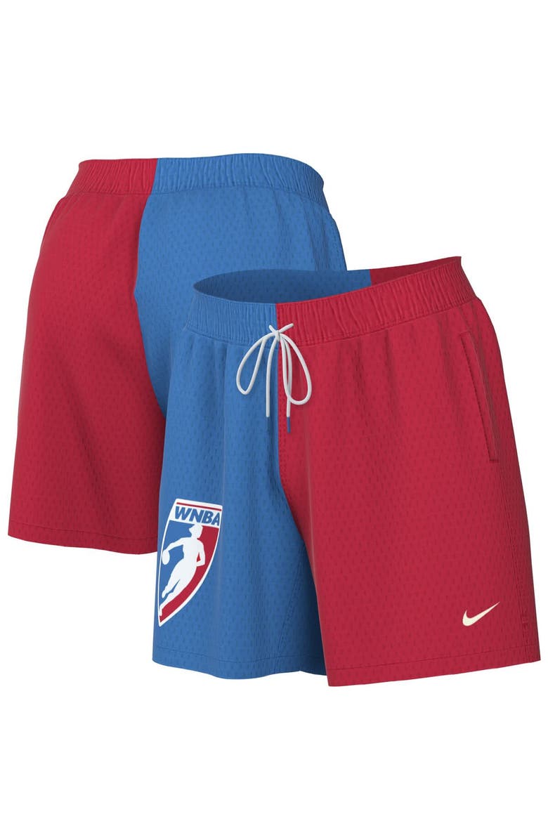 Nike Women's Nike Blue/Red WNBA Legends Flow Mesh Shorts, Main, color, Blue