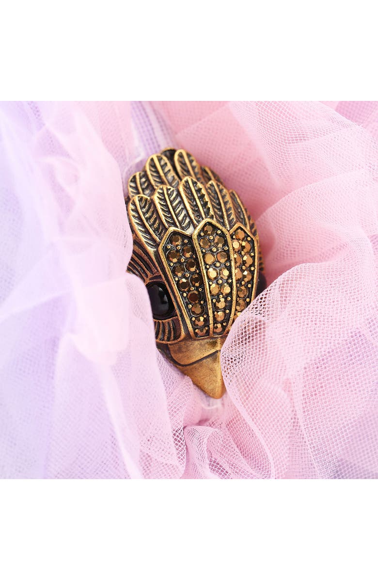 Kurt Geiger London Mini Kensington Tulle Crossbody Bag, Alternate, color, Purple Multi