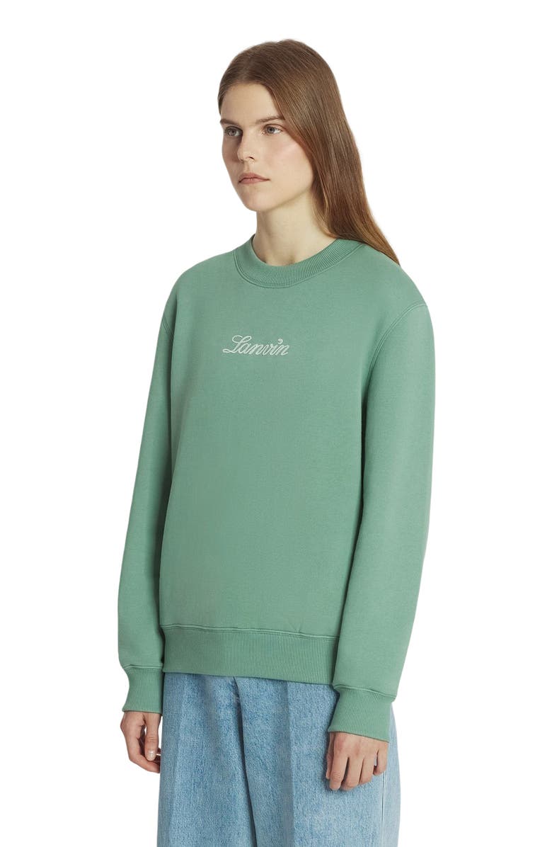 Lanvin EMBROIDERED SWEATSHIRT, Alternate, color, 