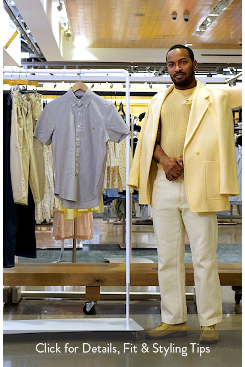 Classic Fit Short Sleeve Button-Down Oxford Shirt video