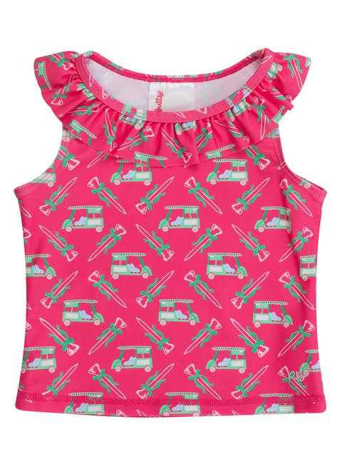 Girls Active Ruffle Tank Top