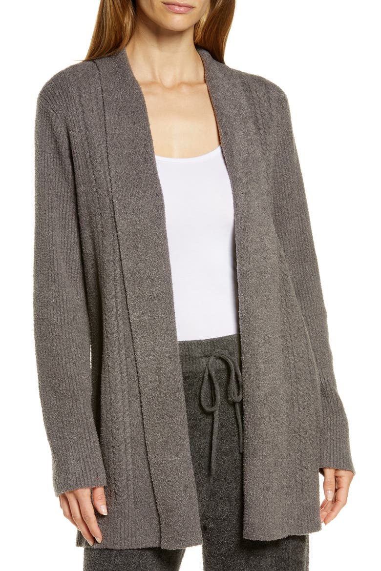 CozyChic Lite® Cabin Cardigan, Main, color, ASH