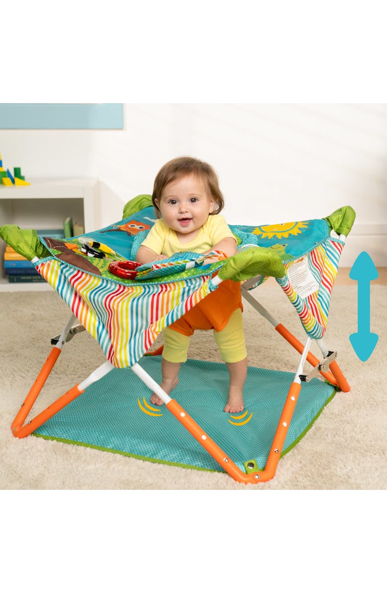 BRIGHT STARTS Pop 'N Jump Portable Activity Jumper, Alternate, color, Green