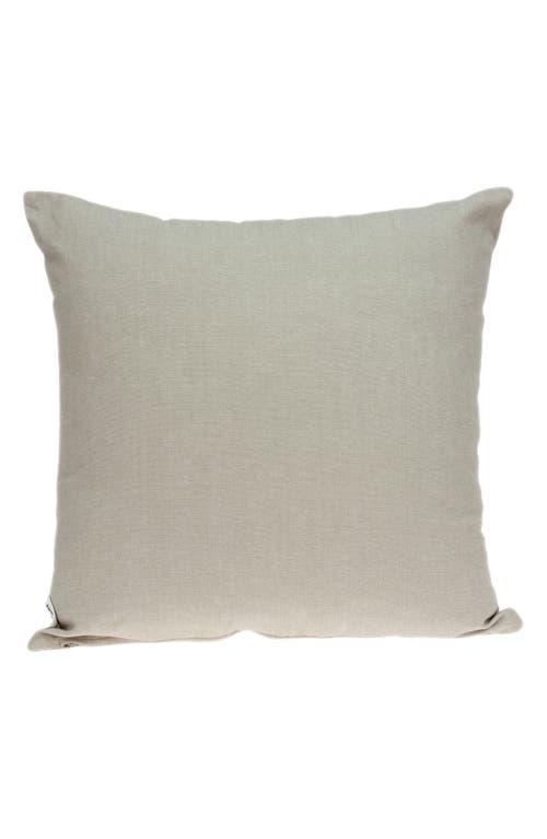 Parkland Collection Embroidered Throw Pillow In Beige