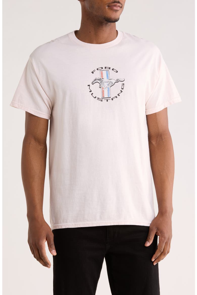 Ford Mustang Graphic T-Shirt, Main, color, SAND PIGMENT DYE