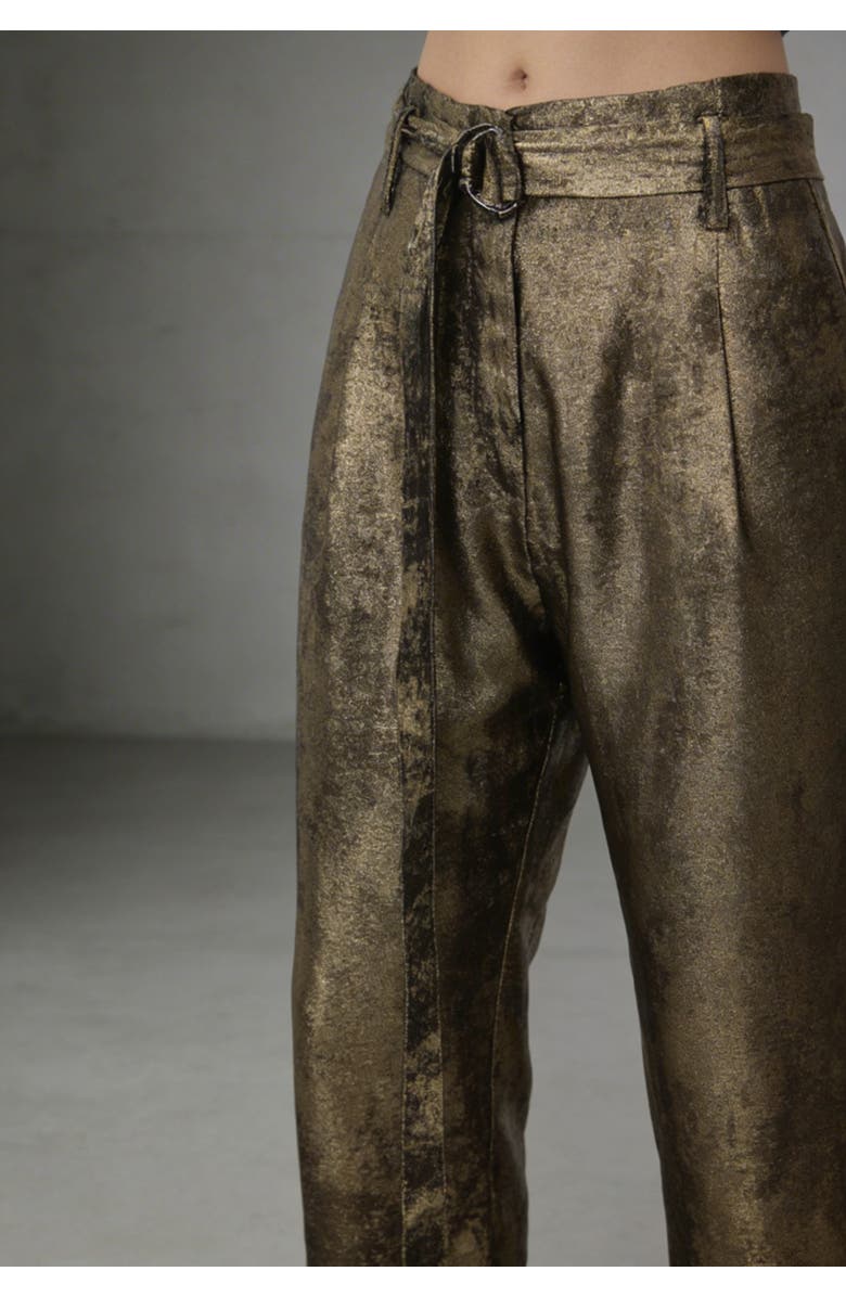 Monzlapur High Waisted Pant, Alternate, color, Burnt Gold