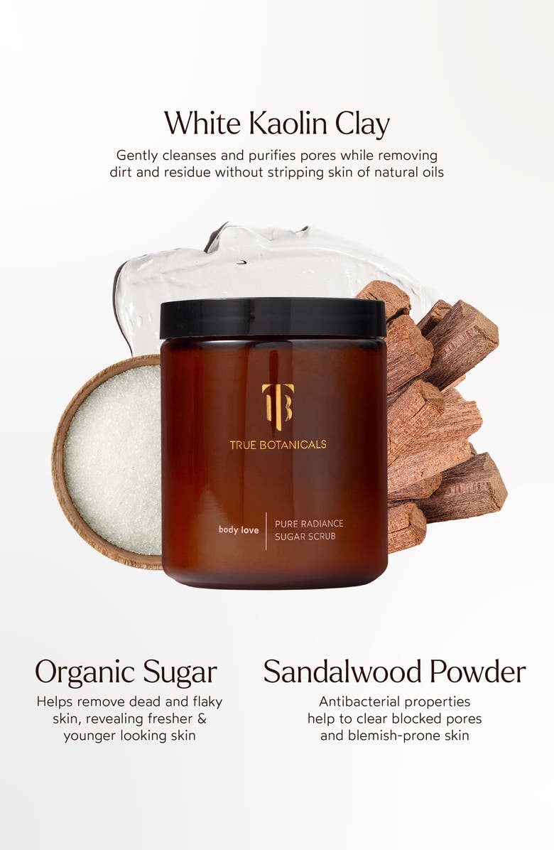 True Botanicals Pure Radiance Sugar Scrub, Alternate, color,