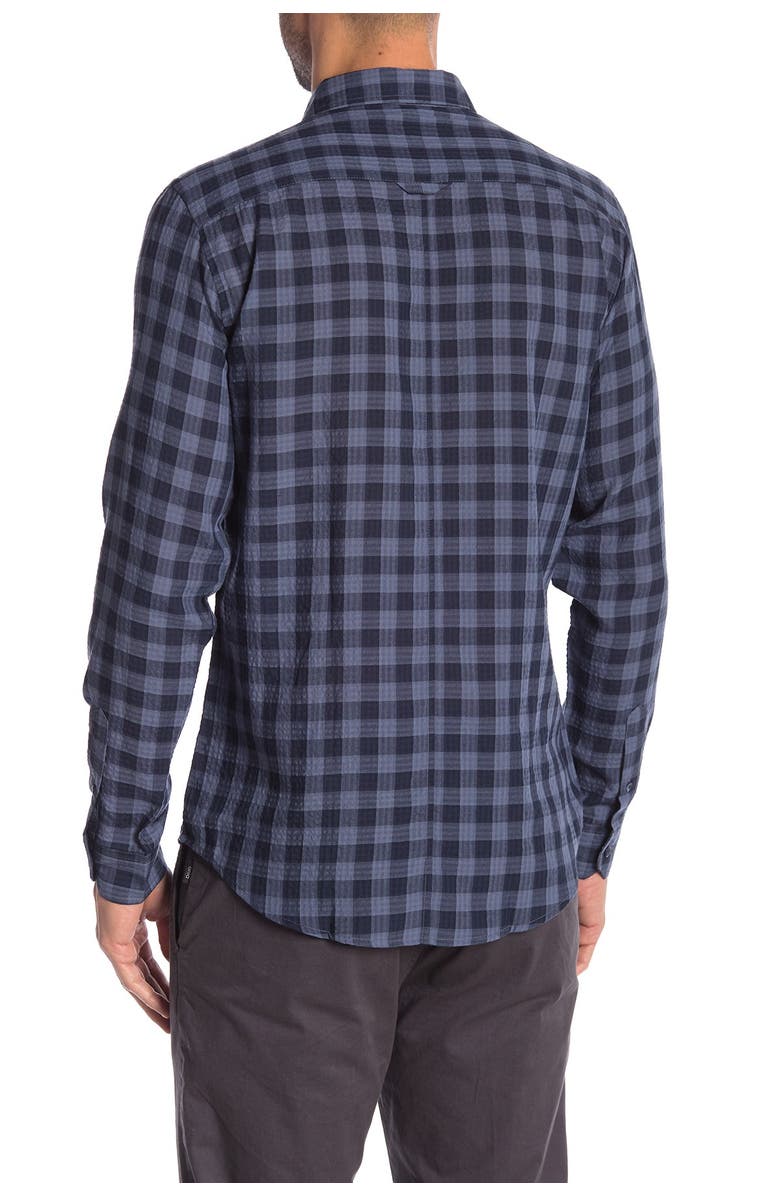 Onia Albert Plaid Slim Fit Shirt, Alternate, color,