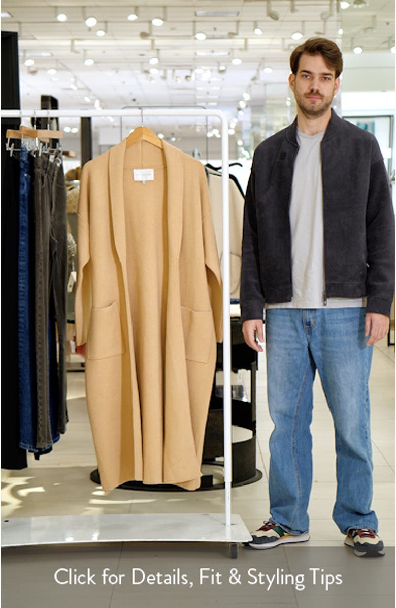 Longline Tie Belt Cardigan, sales video thumbnail