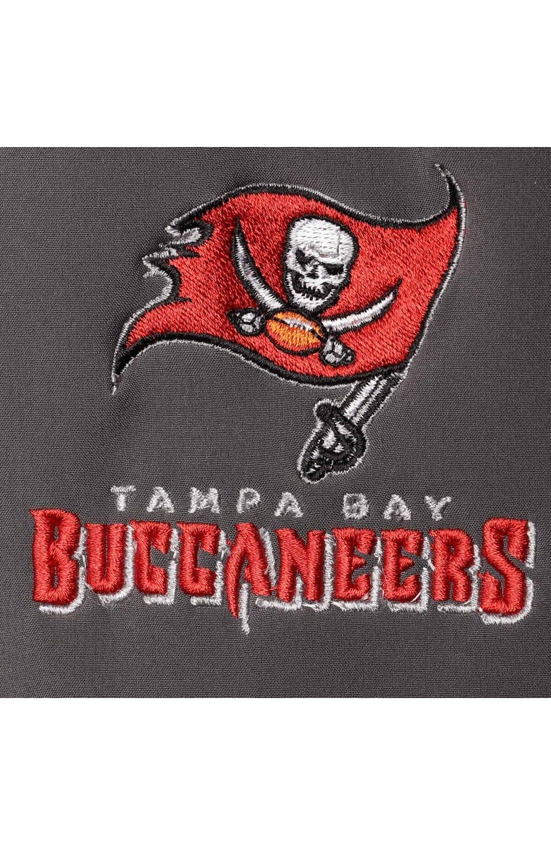 DUNBROOKE Men's Dunbrooke Pewter Tampa Bay Buccaneers Circle Archer Softshell Full-Zip Vest, Alternate, color, 