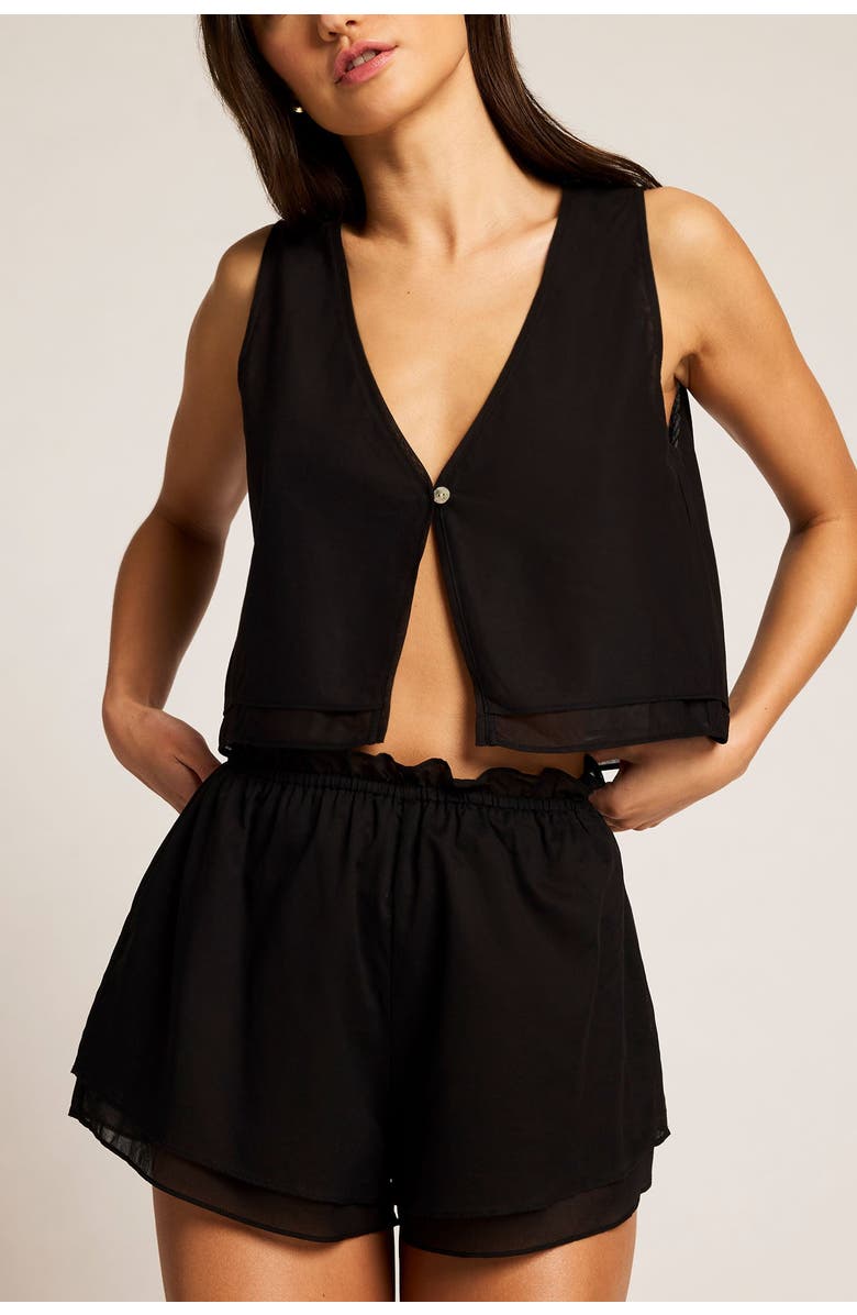 Negative Underwear Island Play Top, Main, color, Black