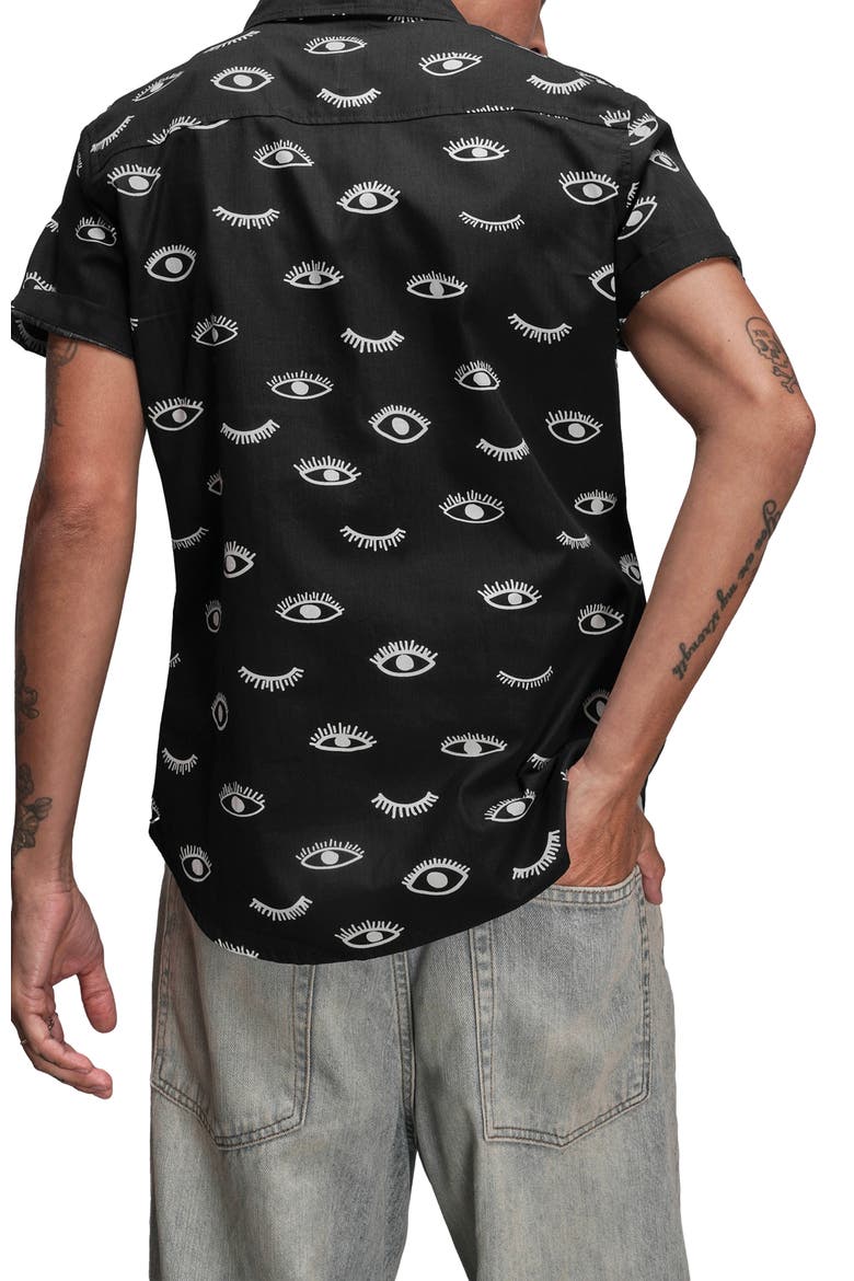 The Essential Button Up, Alternate, color, WINK BLACK