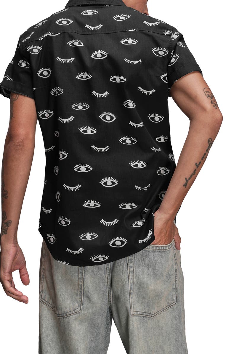 WILDFANG The Essential Button Up, Alternate, color, Wink Black