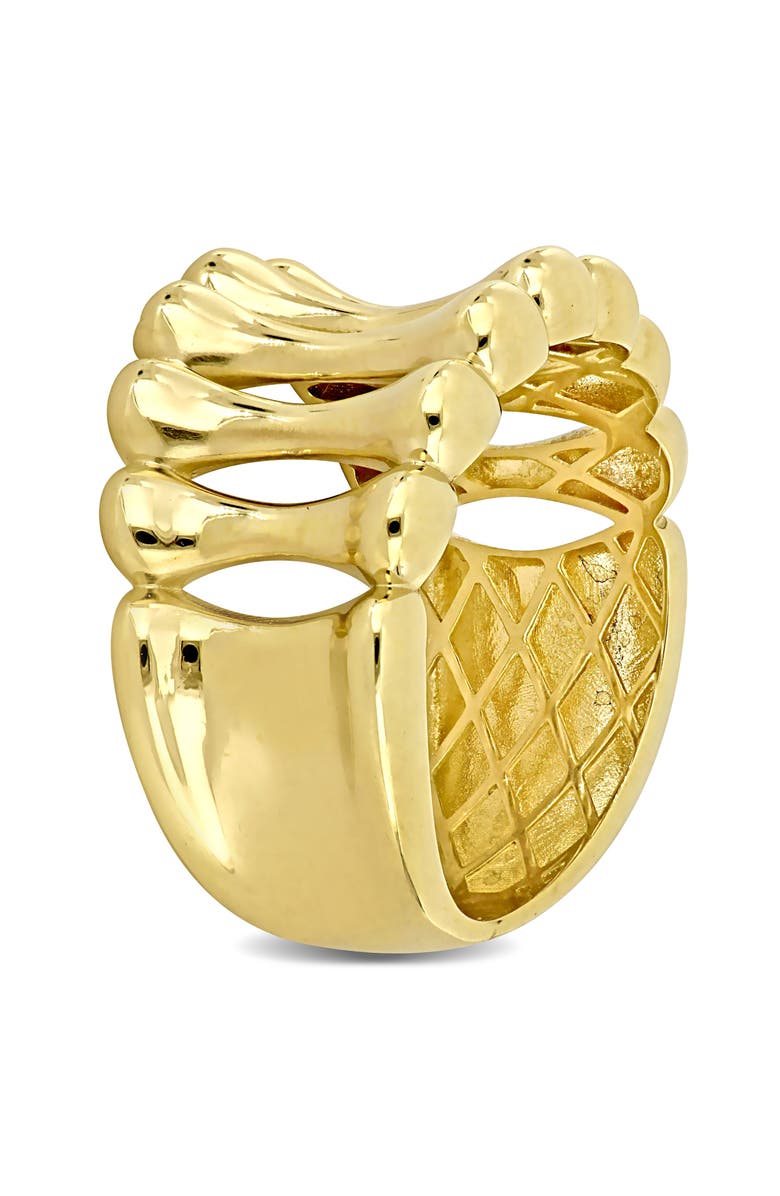 Julianna B. Concave Ring 14k Yellow Gold, Alternate, color, 14K Gold