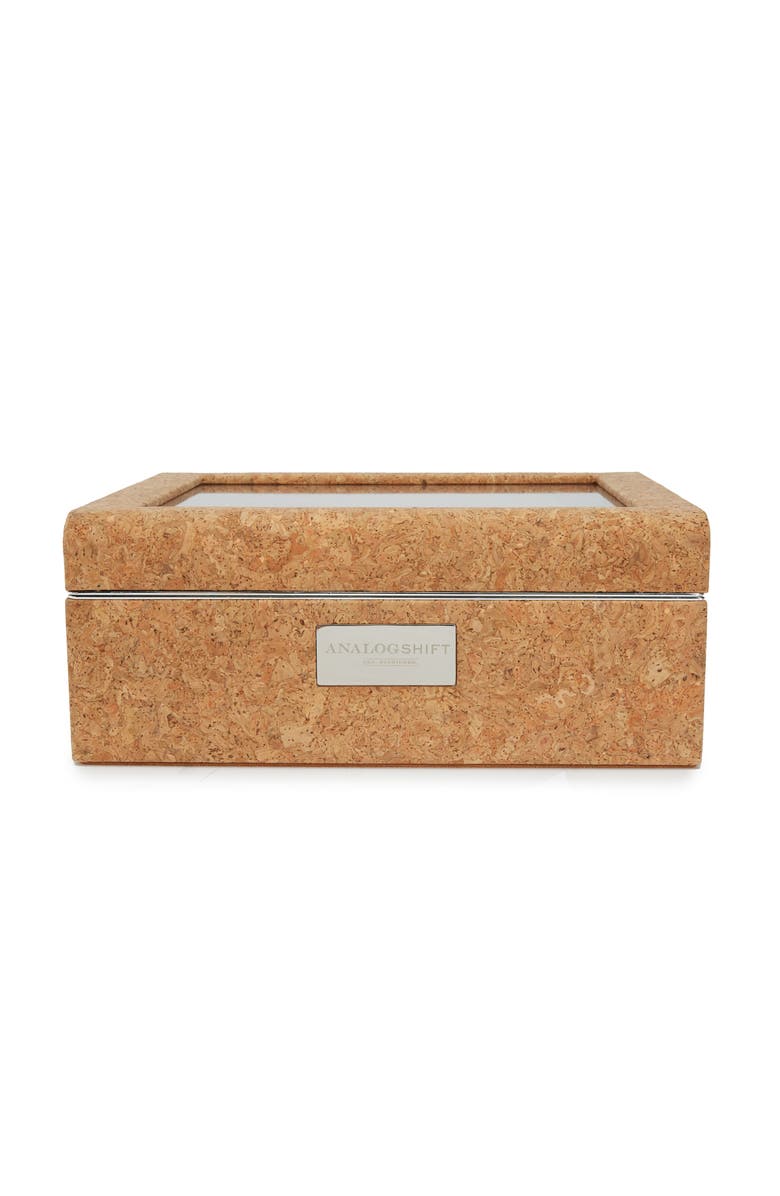 WOLF x Analog Shift 1976 Collection 8 Piece Watch Box, Main, color, Cork