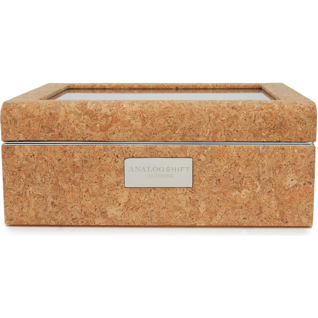 Wolf X Analog Shift 1976 Collection 8 Piece Watch Box In Cork