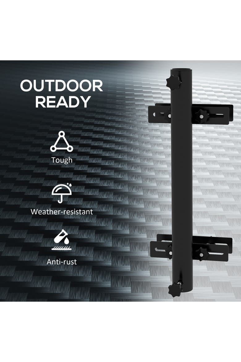 Patio Umbrella Holder, Alternate, color, Black