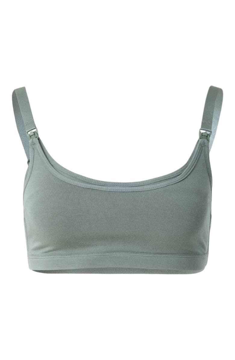 Vitality Vital Maternity Scoop Bralette, Alternate, color, Thyme