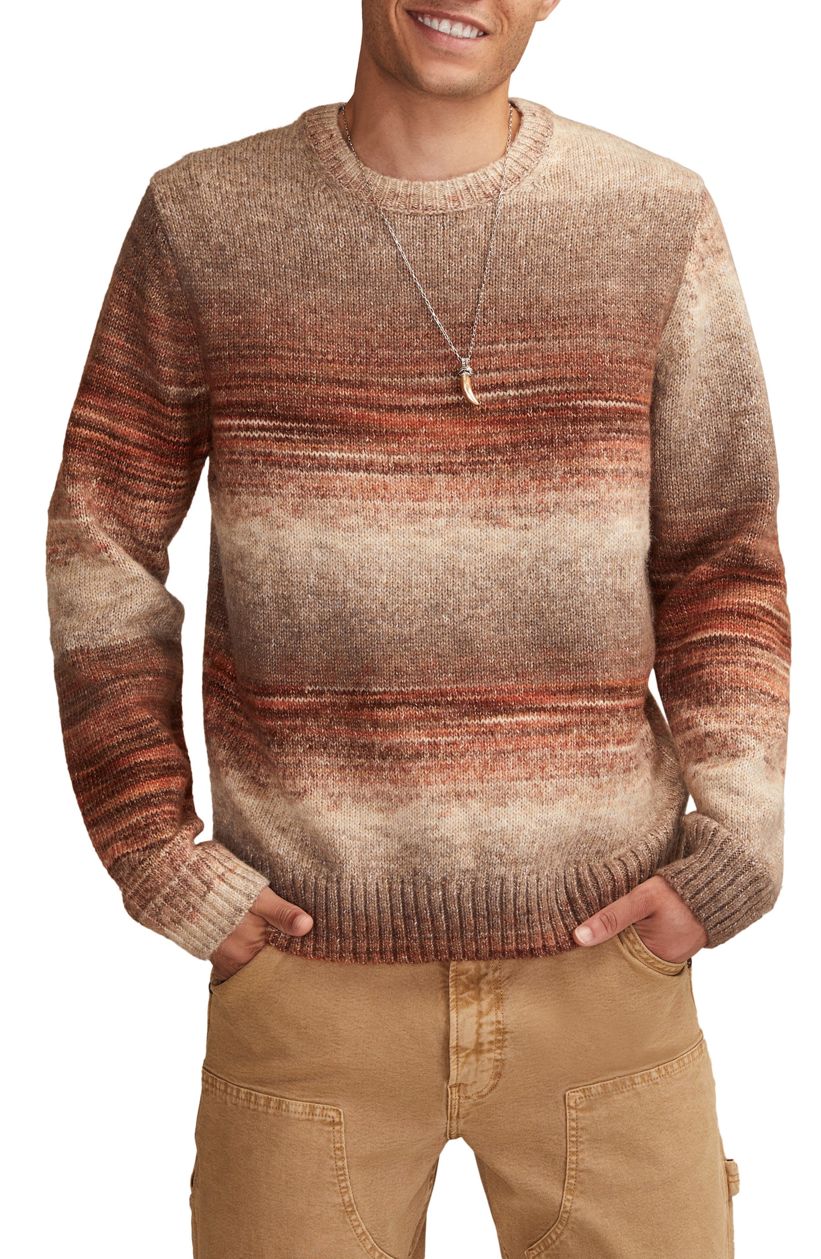 Space Dye Crewneck Sweater