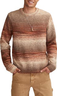 Lucky Brand Space Dye Crewneck Sweater