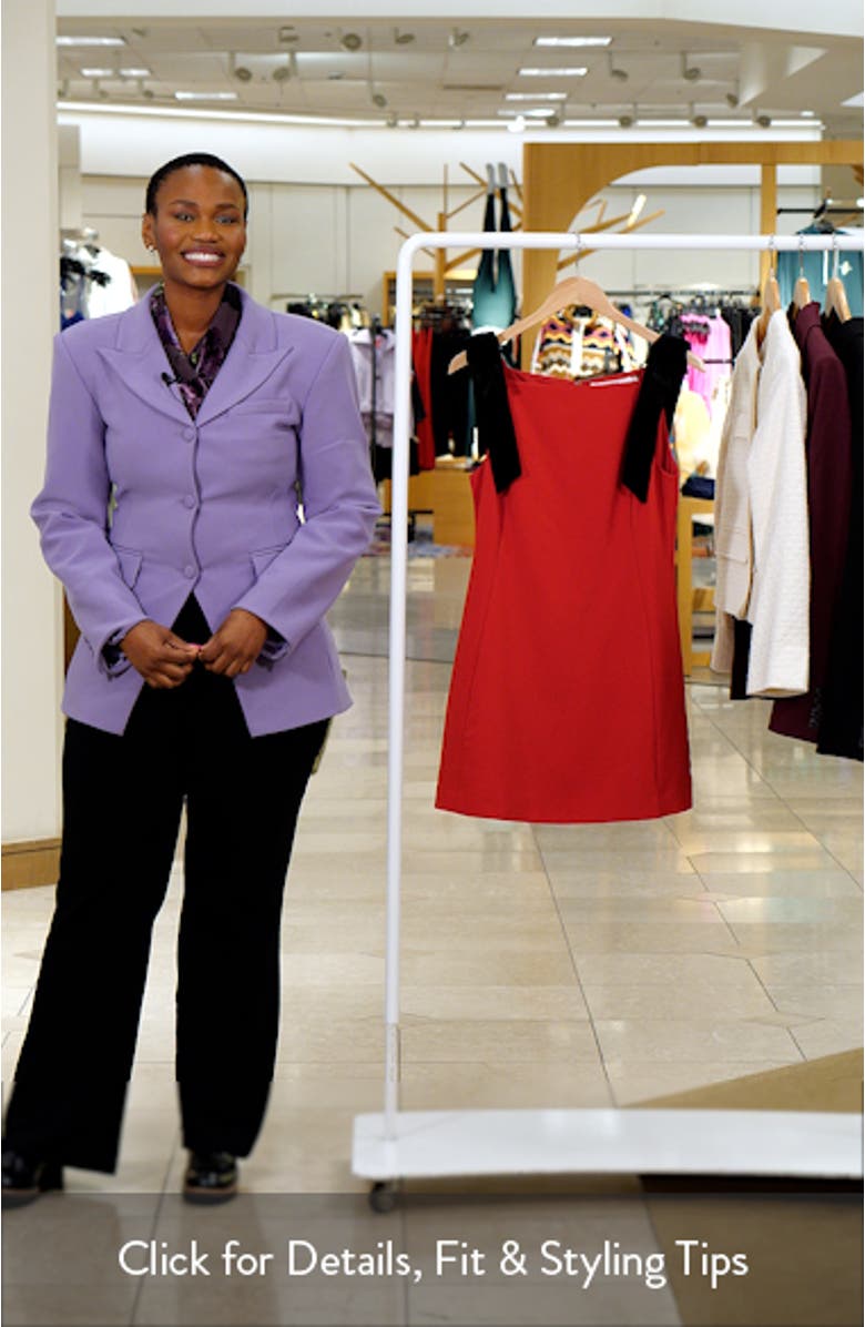 Ambria Bow Minidress, sales video thumbnail