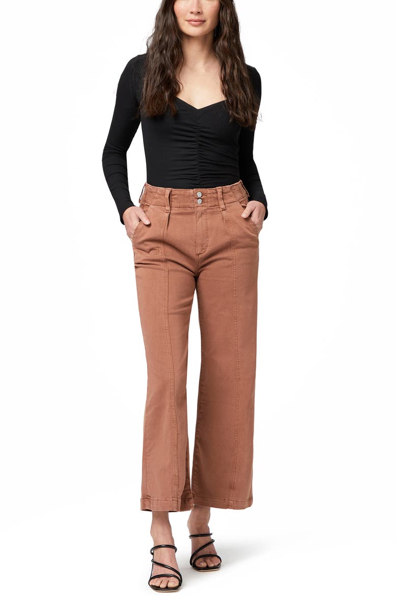 PAIGE Brooklyn High Waist Crop Wide Leg Pants, Alternate, color,