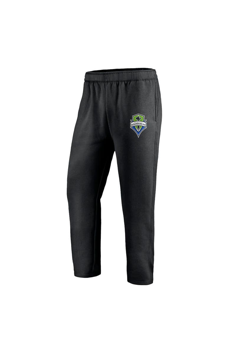 FANATICS Men's Fanatics Branded Black Seattle Sounders FC Lounge Pants, Alternate, color, 