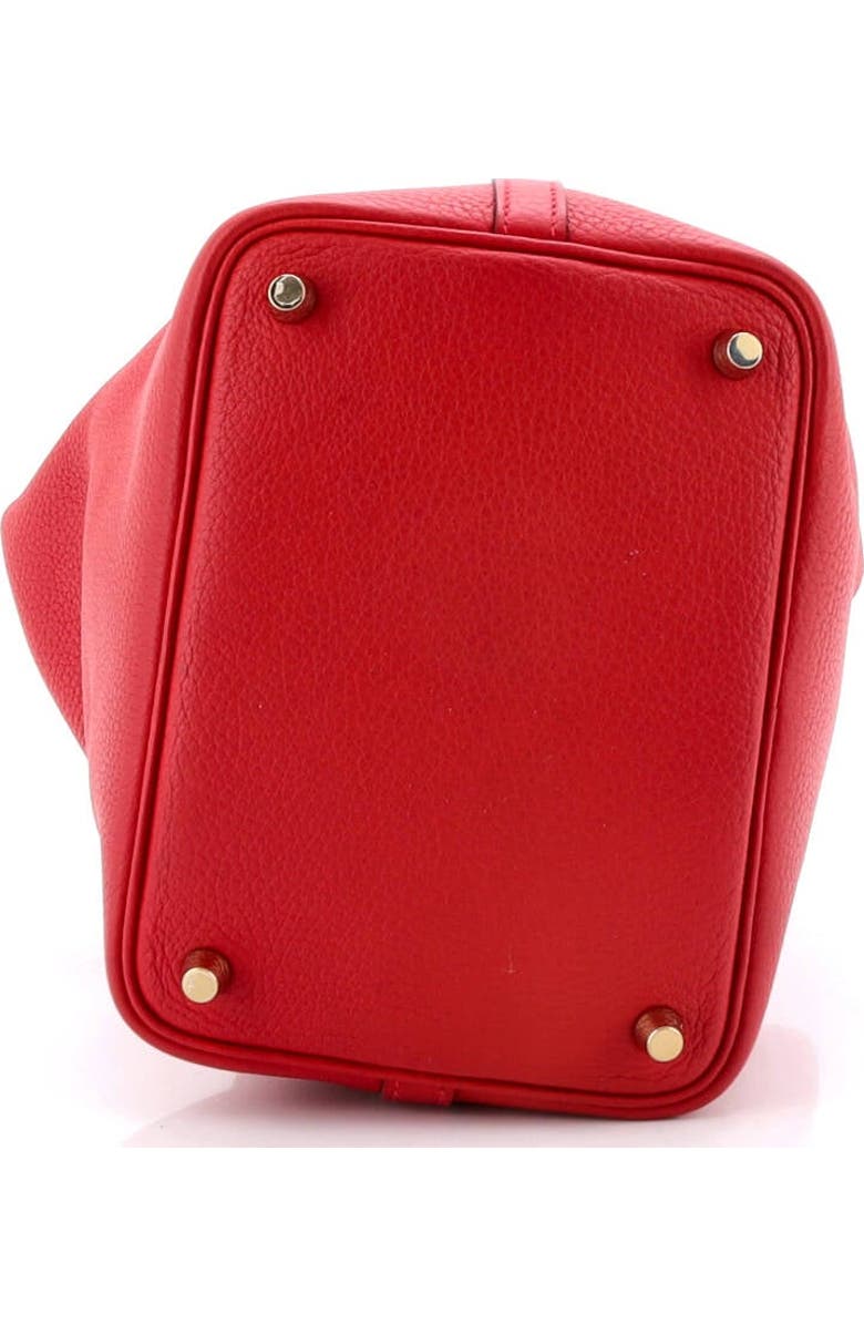 Pre-Owned Hermes Picotin Lock Bag Clemence PM, Alternate, color, Rouge Vif