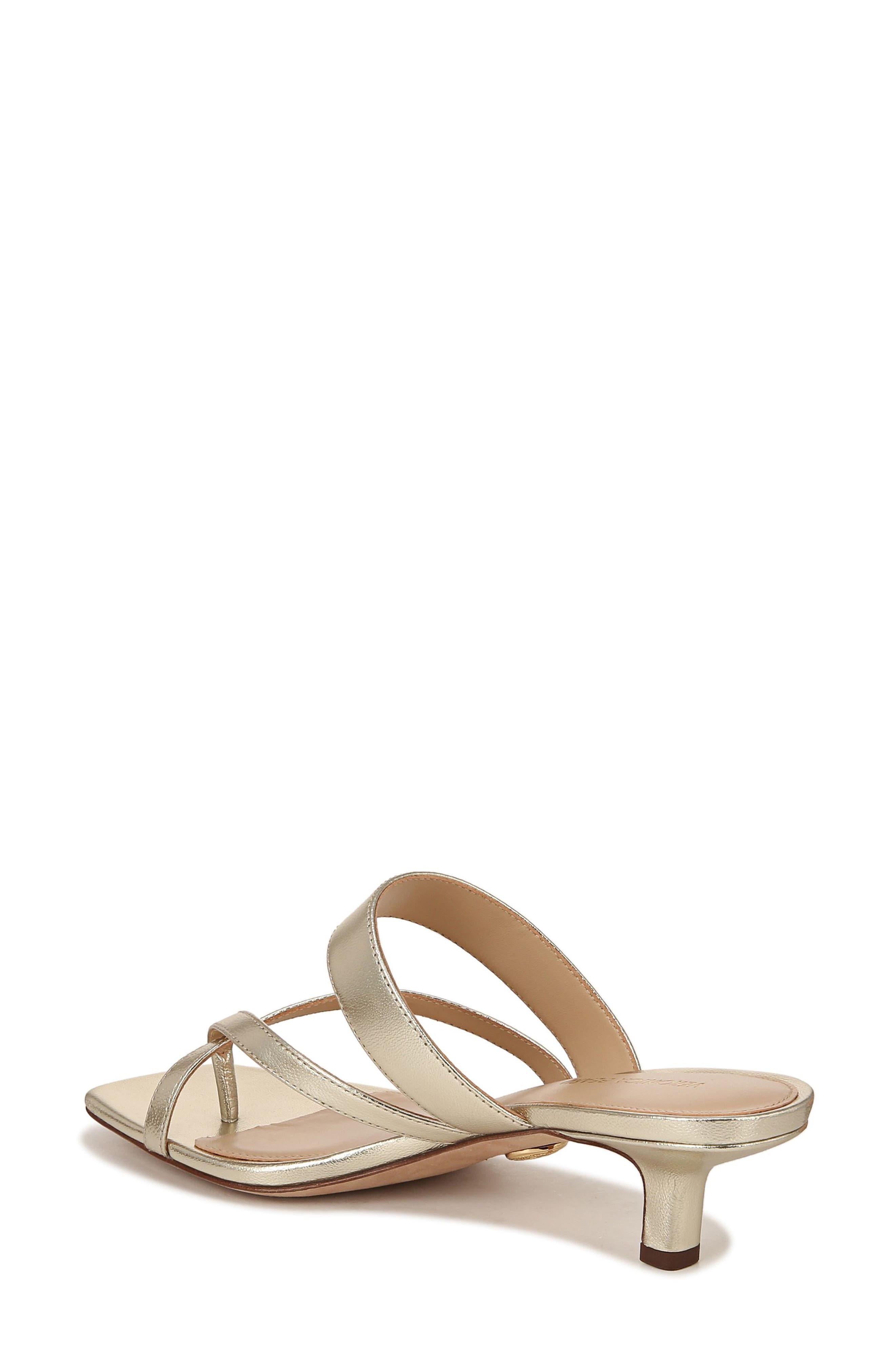 Alanis Kitten Heel Slide Sandal, Alternate, color, PLATINUM