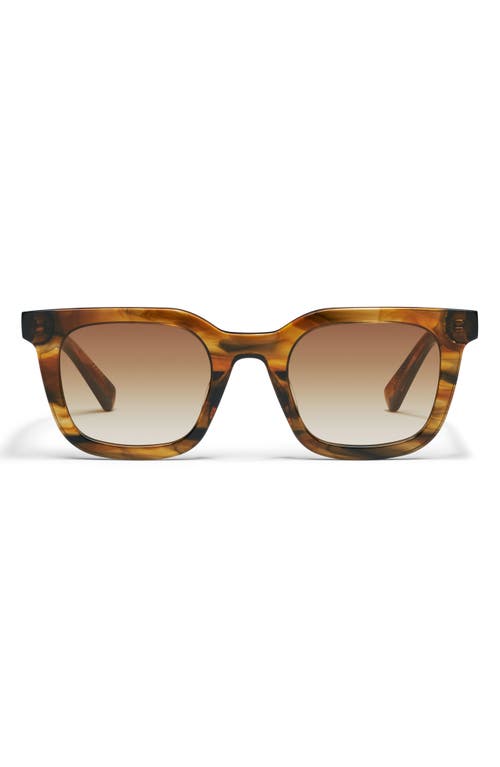 Quay Game Over 49mm Square Sunglasses In Brown