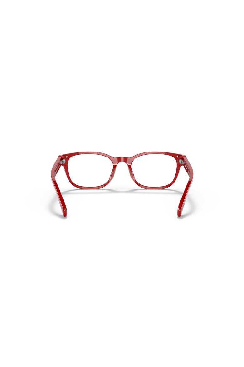 47mm Rectangle optical glasses, Alternate, color, Red