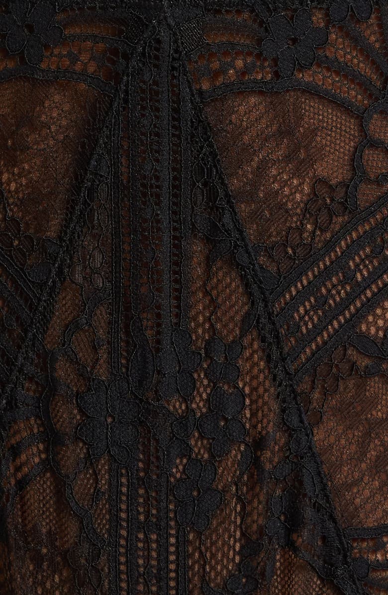 Etam La Chamade Cutout Lace Teddy, Alternate, color, 