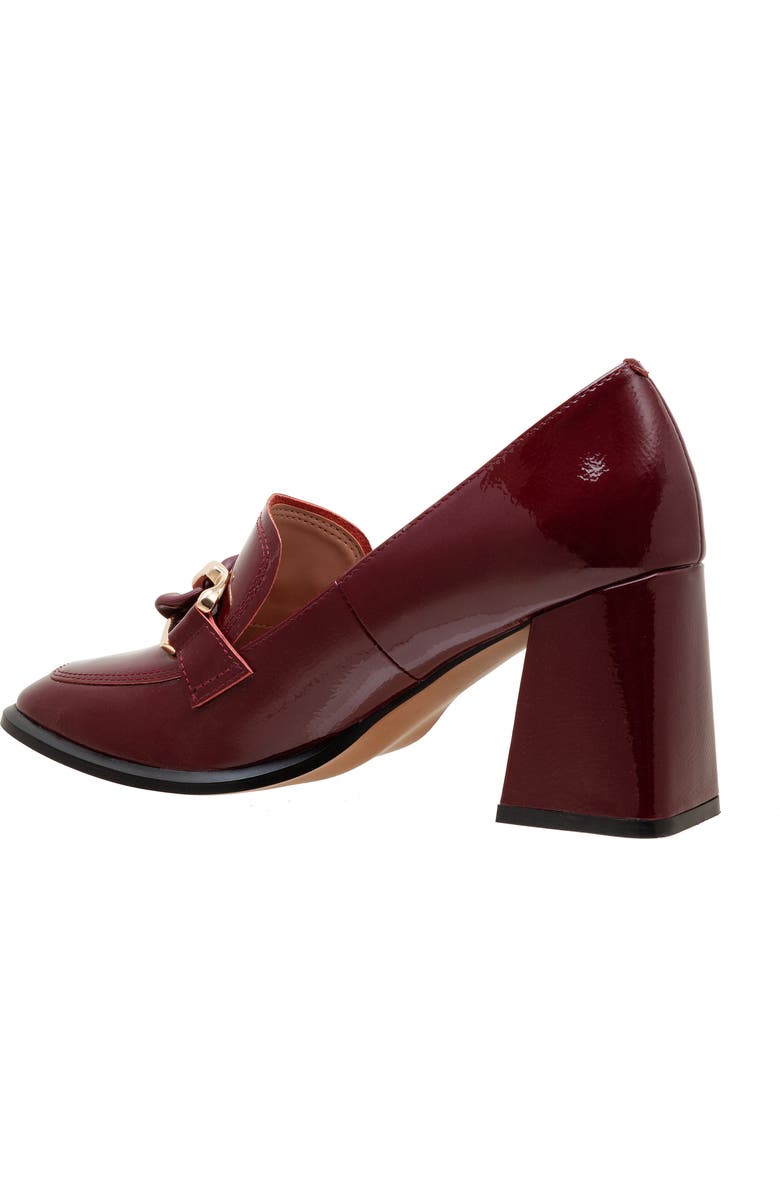 Linea Paolo Cece Block Heel Loafer, Alternate, color, Burgundy