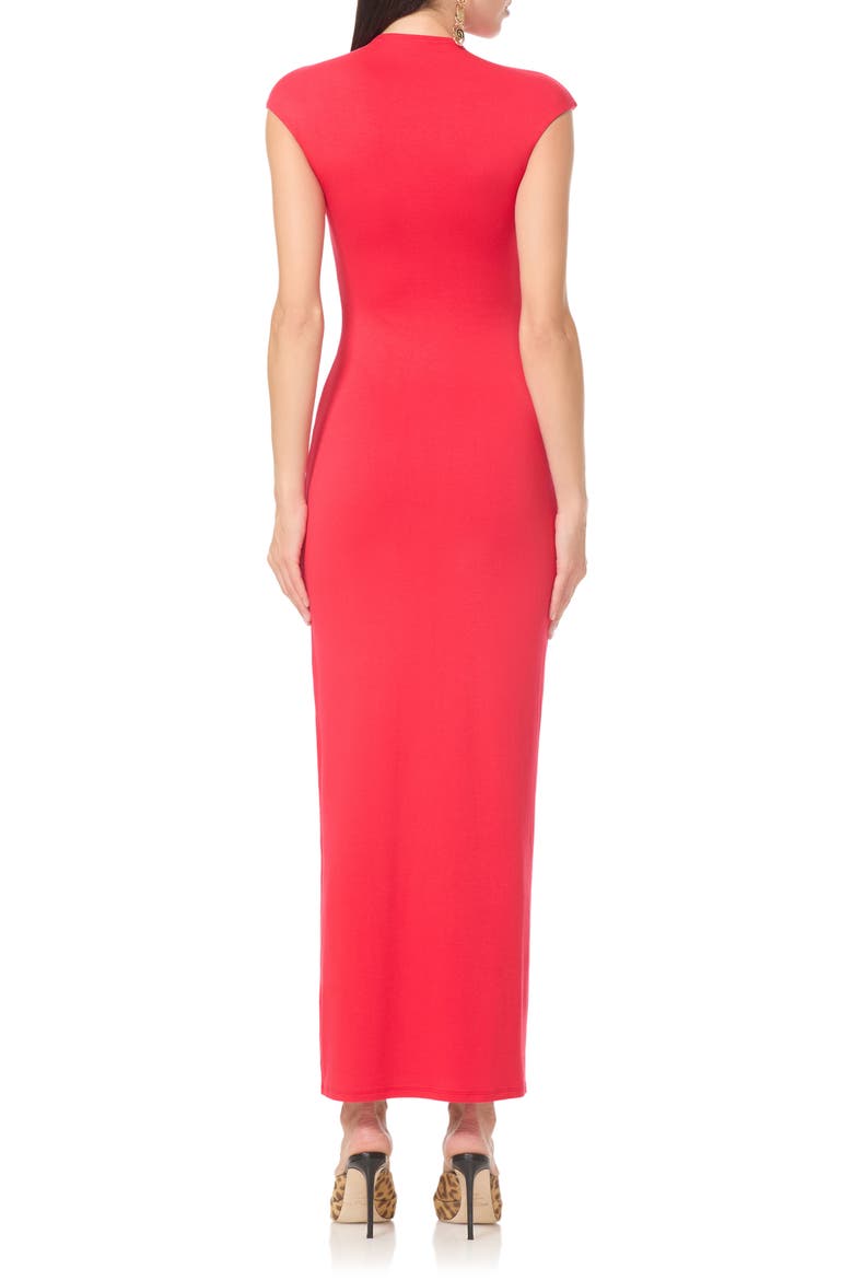 Wilton Maxi Dress, Alternate, color, KISS RED