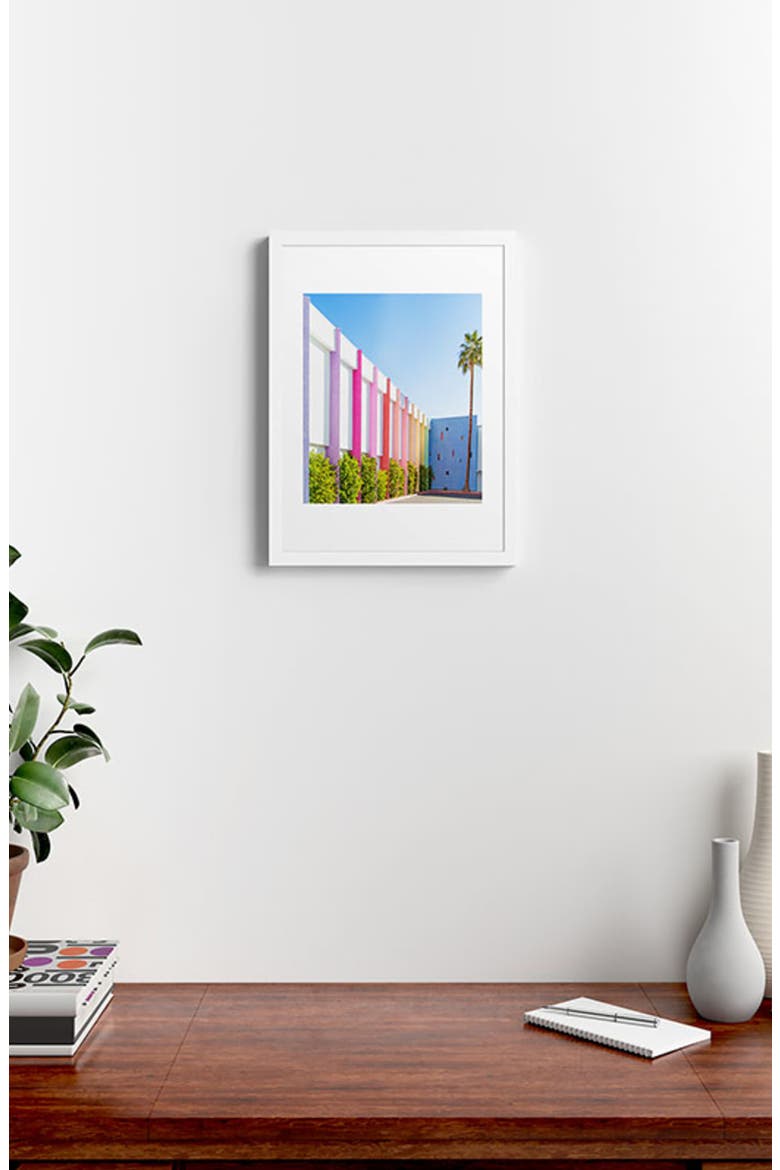 Hue Framed Art Print, Alternate, color, BLUE