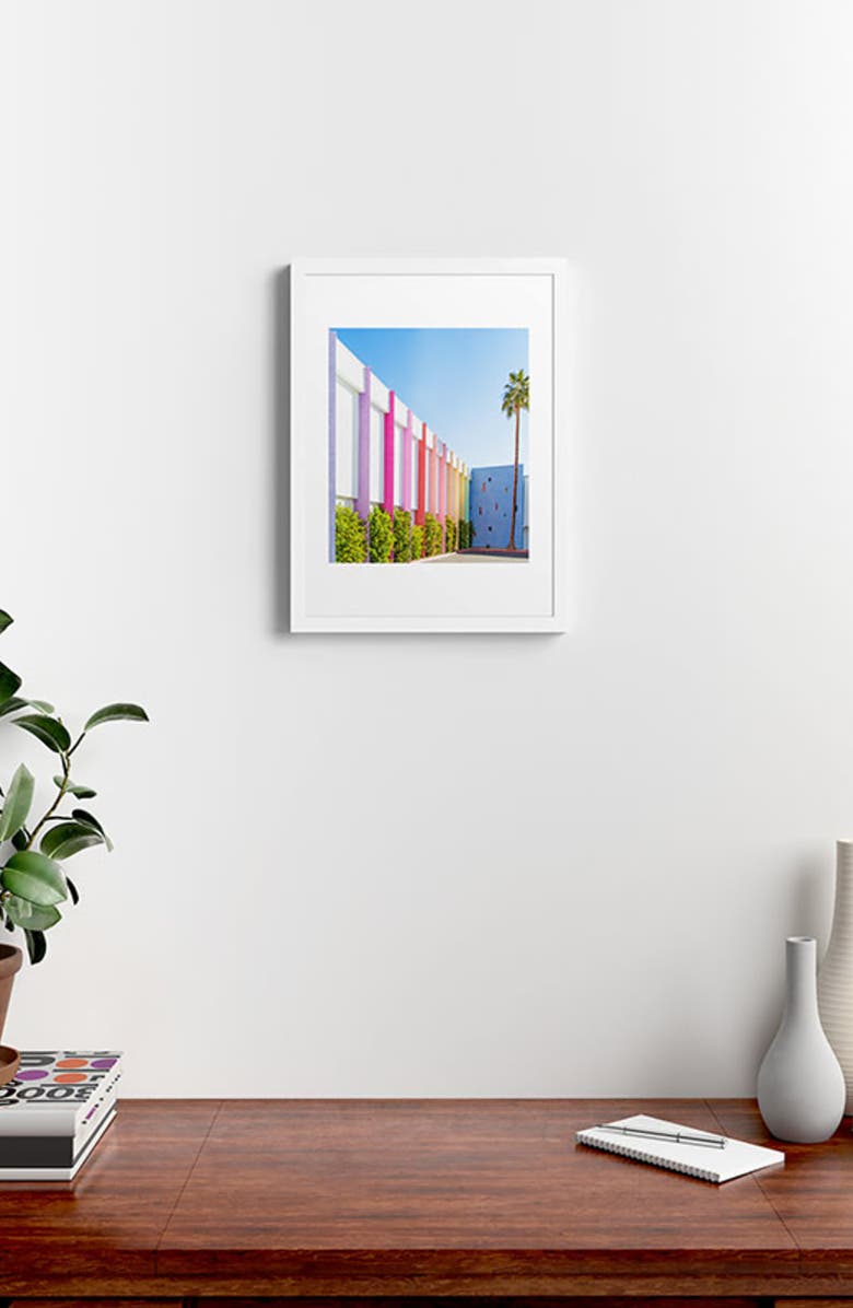 Deny Designs Hue Framed Art Print, Alternate, color, Blue