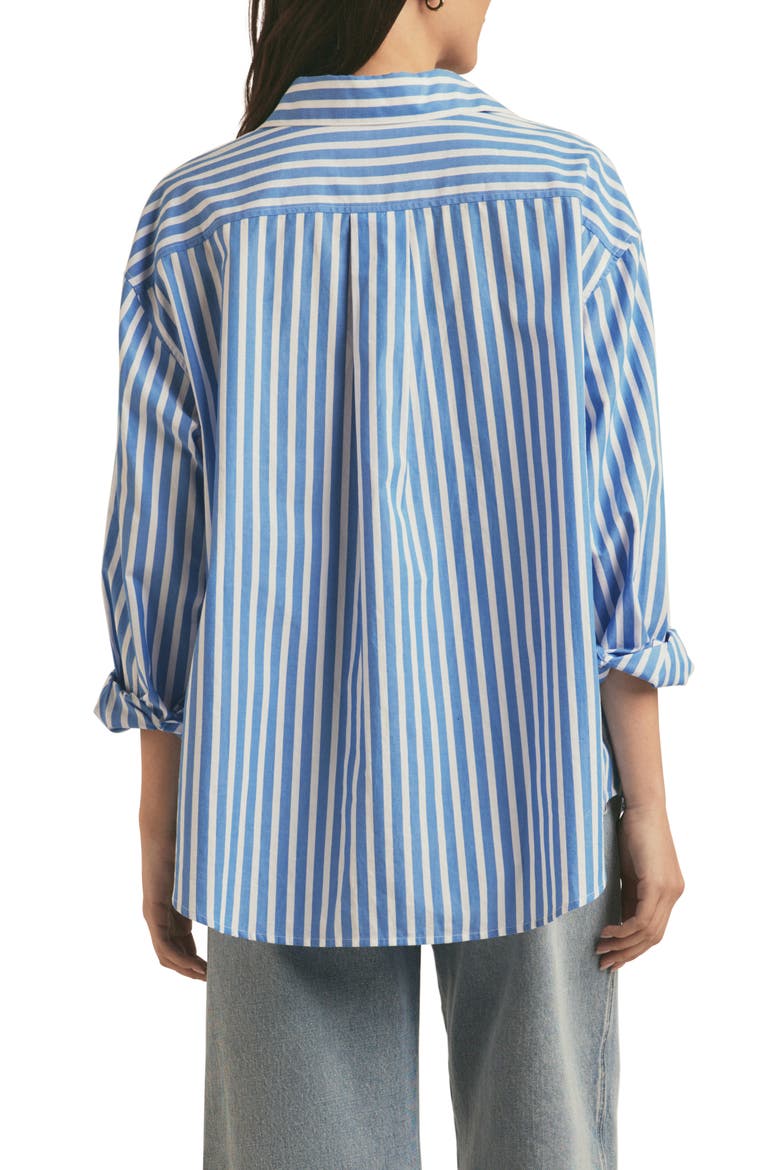 The Doors Always Open Stripe Shirt, Alternate, color, AZURE STRIPE