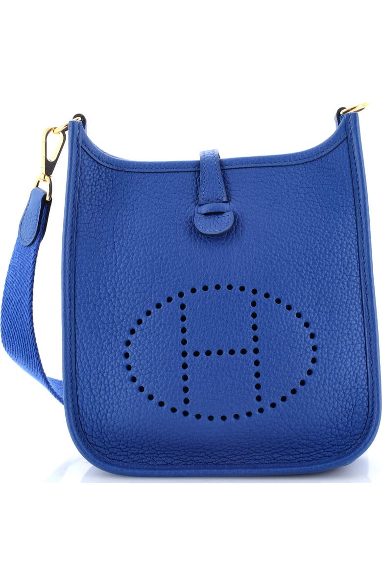 Pre-Owned Hermes Evelyne Bag Gen III Maurice TPM, Main, color, Bleu France