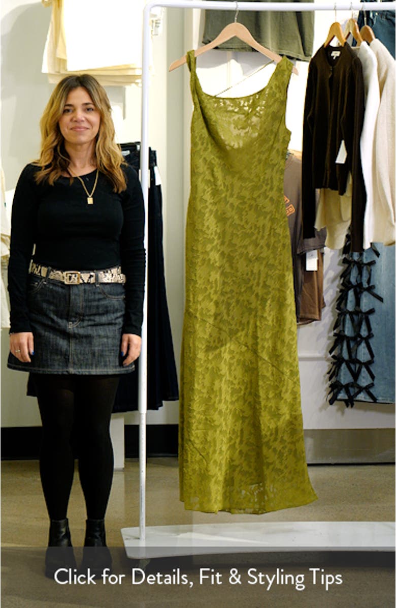 Floral Appliqué Sleeveless A-Line Dress, sales video thumbnail