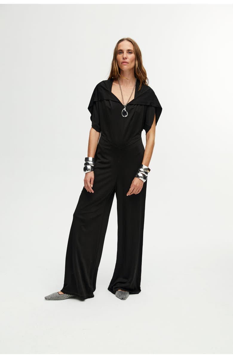 Nocturne Draped Jumpsuit, Main, color, 